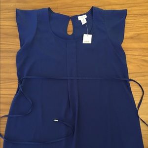 maternity top with rope belt